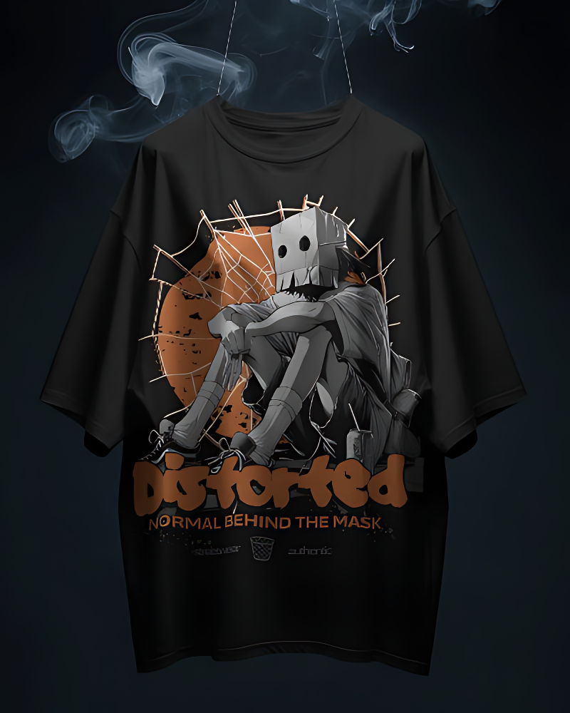 DISTORTED MIND OVERSIZED TEE